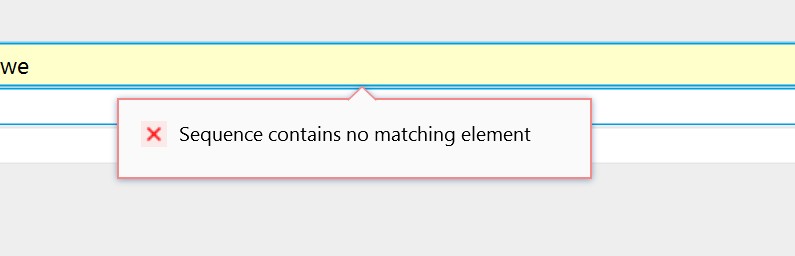 błąd sequence contains no matching elements - Rewizor nexo - Forum InsERT